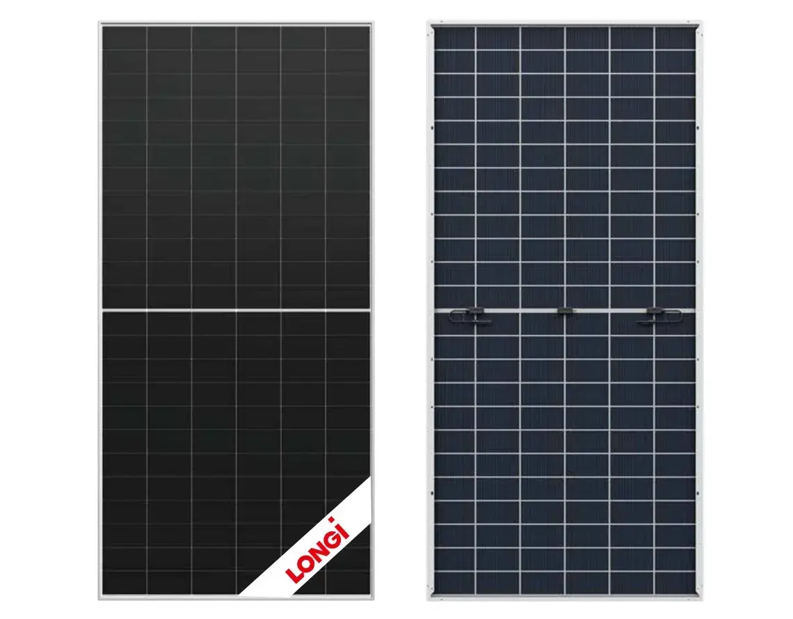 LONGi Hi-MO X10 bifacial solar panel catalogue photograph